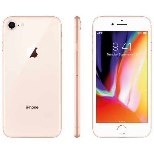 Apple iPhone 8 64GB Smartphone – Gold – Unlocked – Certified